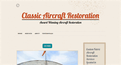 Desktop Screenshot of classicaircraftrestoration.com